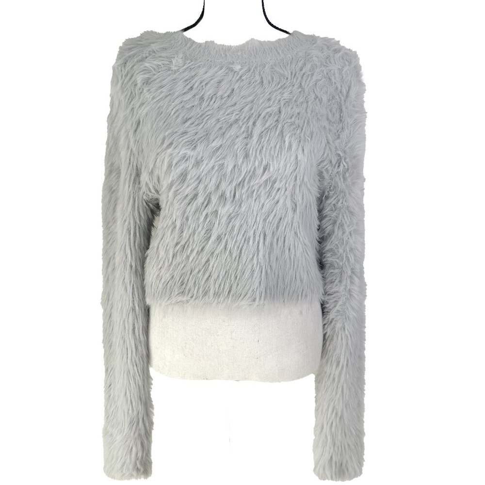 fuzzy knit sweater